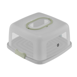 EMSA (Groupe SEB Deutschland GmbH) EMSA Kuchenglocke eckig, 37 x 33 cm, Handliche Kuchenbox mit großem Griff für eine einfache Handhabung, 1 Kuchenglocke K3267034