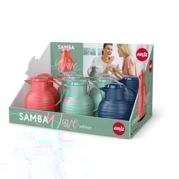 EMSA SAMBA WAVE Thermoskannen, 1 Liter 1 Box = 9 Isolierkannen - Bild-Darstellung des Produktes 1