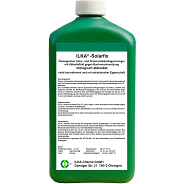 ILKA Solarfix Solar und Photovoltaik Reiniger 1 Liter - Flasche - Bild-Darstellung des Produktes 1