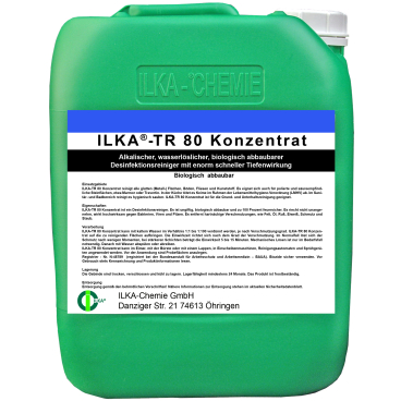 ILKA TR 80 Desinfektionsreiniger 10 Liter - Kanister - Bild-Darstellung des Produktes 1