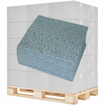 zetPutz Polytex® Naßwischtücher, blau, 40 x 42 cm ½ Palette = 18 Kartons = 7.560 Tücher - Bild-Darstellung des Produktes 1