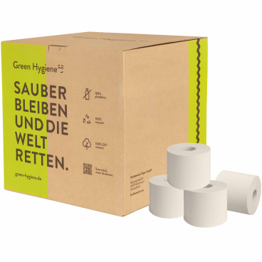 Green Hygiene® KORDULA Toilettenpapier, 3-lagig 1 Karton = 36 Rollen à 400 Blatt - Bild-Darstellung des Produktes 1