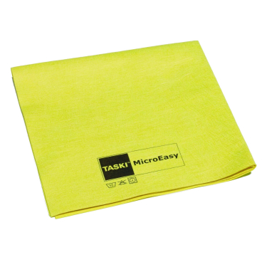 TASKI MicroEasy Mikrofasertuch, Vliesstoff 1 Packung = 5 Tücher, Farbe: gelb - Bild-Darstellung des Produktes 1