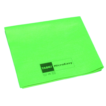TASKI MicroEasy Mikrofasertuch, Vliesstoff 1 Packung = 5 Tücher, Farbe: grün - Bild-Darstellung des Produktes 1