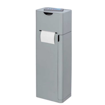WENKO Stand WC-Garnitur Imon, 6 in 1 1 Garnitur, Farbe: grau - Bild-Darstellung des Produktes 1