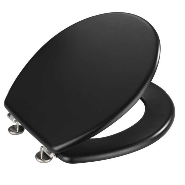 WENKO WC-Sitz Prima 1 WC-Sitz, Farbe: schwarz - Bild-Darstellung des Produktes 1