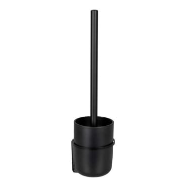 WENKO WC-Garnitur Turbo-Loc® Carpino, mit Wandbefestigung 1 Garnitur, Farbe: schwarz - Bild-Darstellung des Produktes 1
