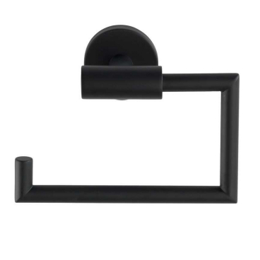 WENKO Toilettenpapierhalter Bosio, offen 1 Papierhalter, Farbe: schwarz - Bild-Darstellung des Produktes 1