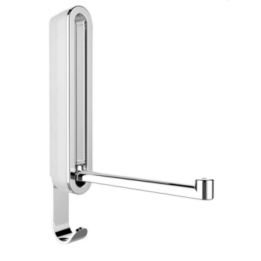 WENKO Klapphaken Premium Sigma, mit Abrutschsicherung 1 Klapphaken, Maße (B x H x T): 2,5 x 18 x 2,5 cm - Bild-Darstellung des Produktes 1