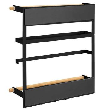 WENKO Küchenregal Magna, magnetisch 1 Regal, Farbe: schwarz - Bild-Darstellung des Produktes 1