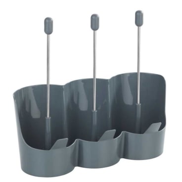 WENKO Flaschenhalter Filia, platzsparend 1 Flaschenhalter, Farbe: grau - Bild-Darstellung des Produktes 1