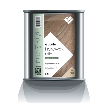 eukula® euku premium Hartwachs Öl, halbmatt 2,5 Liter - Dose - Bild-Darstellung des Produktes 1
