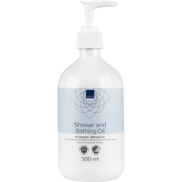 ABENA Dusch- und Badeöl, Waschen mit Wasser 500 ml - Flasche - Bild-Darstellung des Produktes 1