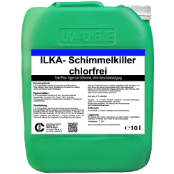 ILKA Chemie GmbH ILKA Schimmelkiller chlorfrei Schimmelentferner, Schimmelvernichter tötet Pilze, Algen, Schimmel und Sporenbfall, 10 Liter - Kanister 0714-010