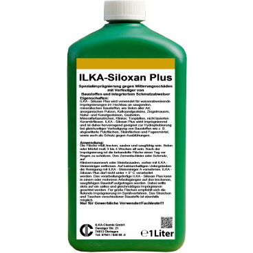 ILKA Siloxan Plus Stein Imprägnierung 1 Liter - Flasche - Bild-Darstellung des Produktes 1
