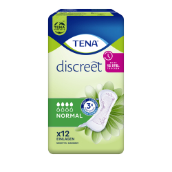 TENA Slipeinlagen Discreet Ultra – 6x16 Stück, Normal, 12h Schutz