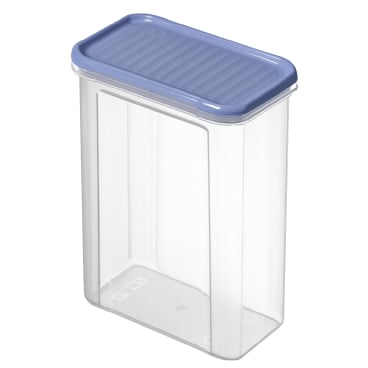 Rotho DOMINO Vorratsdose, horizon blue 1 Dose, Fassungsvermögen: 1,5 Liter - Bild-Darstellung des Produktes 1