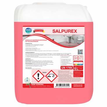 SALPUREX radikaler Sanitärgrundreiniger auf Salzsäurebasis 10 Liter - Kanister - Bild-Darstellung des Produktes 1