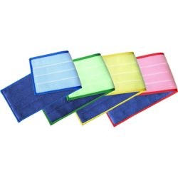 Unger Germany GmbH UNGER SmartColor™ DampMop Pad, Passend zum DampMop Pad Halter, 50 cm, 1 Stück, Farbe: blau DV40B