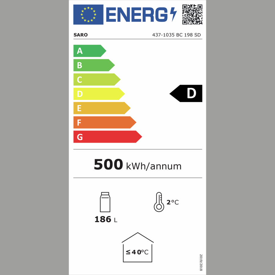 Energieeffizienzklassen-Skala