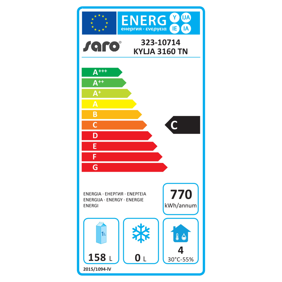Energieeffizienzklassen-Skala