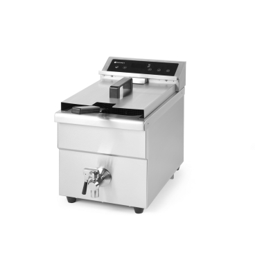 HENDI Induktionsfritteuse mit Ablasshahn, 8L Maße: (B x T x H) 485 x 290 x 405 mm - Bild-Darstellung des Produktes 1
