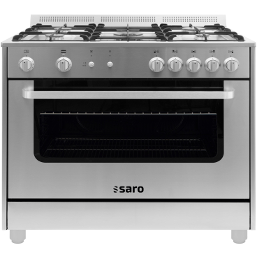 Saro Gasherd mit Backofen TS95C71X, bis 280 °C 1 Gasherd - Bild-Darstellung des Produktes 1