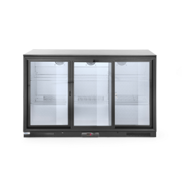 HENDI Bar Kühlschrank 303L, mit Schiebetüren Maße: (B x T x H) 500 x 1335 x 900 mm - Bild-Darstellung des Produktes 1