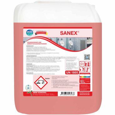 SANEX Grundreiniger und Zementschleierentferner 10 Liter - Kanister - Bild-Darstellung des Produktes 1
