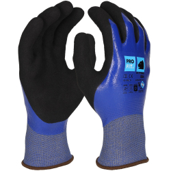 Fitzner Nitril Schnittschutzhandschuh Ultra Cut Dry D, blau 1 Packung ...