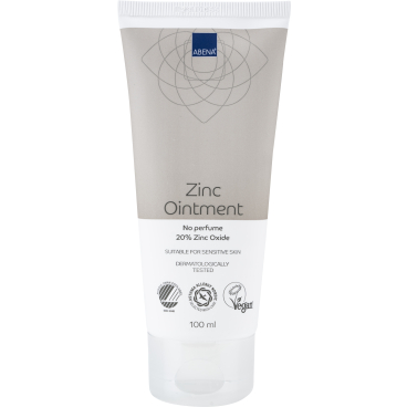 ABENA Zinksalbe ohne Parfüm, IAD, feuchtigkeitsspendent 1 Karton = 12 Tuben à 100 ml - Bild-Darstellung des Produktes 1