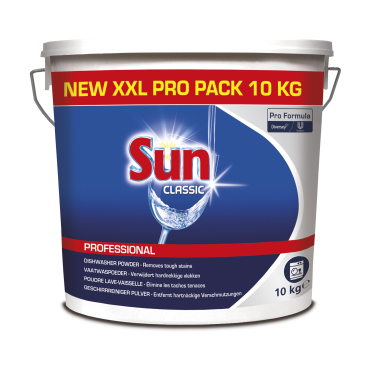 SUN Classic Professional Pulver Geschirrreiniger, kurze Spülzeit 10 kg - Eimer XXL Pack - Bild-Darstellung des Produktes 1