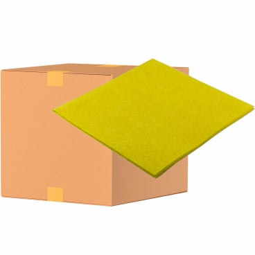 Sito Allzwecktuch, strapazierfähig, 110g/m², 38 x 38 cm 1 Karton = 300 Tücher, Farbe: gelb - Bild-Darstellung des Produktes 1