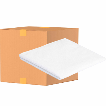 Sito Microfasertuch Economic, 260g/m², 40 x 40 cm 1 Karton = 20 Packungen á 10 Tücher, Farbe: weiß - Bild-Darstellung des Produktes 1