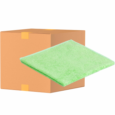 Sito Microfasertuch Economic, 260g/m², 40 x 40 cm 1 Karton = 20 Packungen á 10 Tücher, Farbe: grün - Bild-Darstellung des Produktes 1