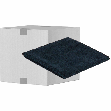 Sito Microfasertuch Stretch, 300g/m², 40 x 40 cm 1 Karton = 20 Packungen á 10 Tücher, Farbe: schwarz - Bild-Darstellung des Produktes 1