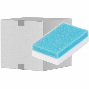 Sito Putzschwamm Clean Duo, hohe Lebensdauer 1 Karton = 5 Packungen á 10 Schwämme, Farbe: blau/weiß - Bild-Darstellung des Produktes 1