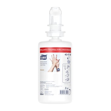 Tork Flüssigseife antimikrobiell, S4 kompatibel 1 Karton = 6 Flakons à 1000ml - Bild-Darstellung des Produktes 1
