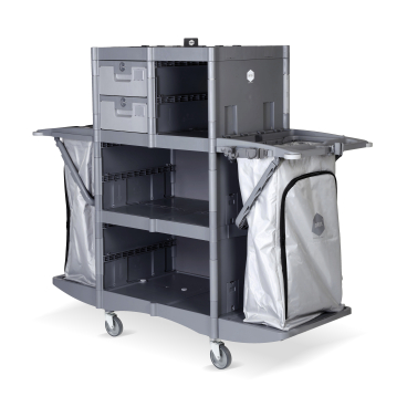 Floorstar Premium Hotelwagen 5 BRIX, HW 5 BX Maße (L x B x H): 166 x 61 x 143 cm - Bild-Darstellung des Produktes 1