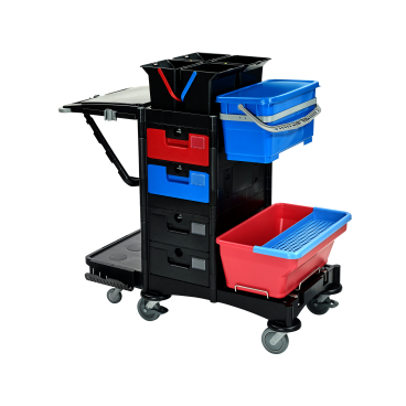 Floorstar Premium Desinfektionswagen 1 BRIX, DES 1 BX Maße (L x B x H): 131 x 64 x 122 cm - Bild-Darstellung des Produktes 1