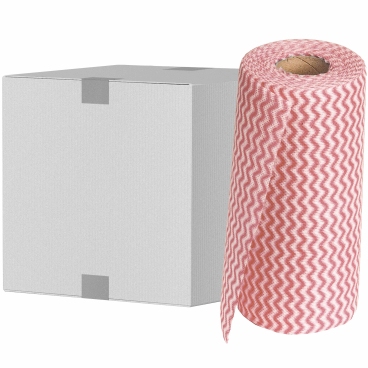 Sito Putztücher Wischfix, waschbar bis 40° C, 35 x 18 cm 1 Karton = 12 Rollen á 50 Tücher, Farbe: rot - Bild-Darstellung des Produktes 1