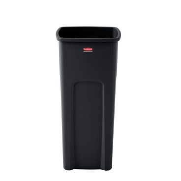 Rubbermaid UNTOUCHABLE® Abfallbehälter, quadratisch 87 Liter Farbe: schwarz - Bild-Darstellung des Produktes 1