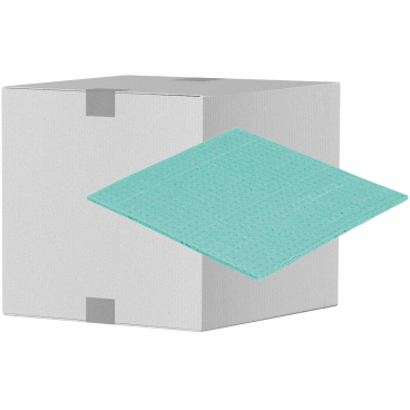 Sito Schwammtuch feucht, waschbar bis 95° C, 20 x 18 cm 1 Karton = 16 Packungen à 10 Tücher, Farbe: grün - Bild-Darstellung des Produktes 1