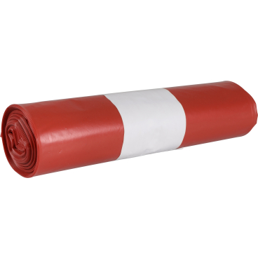 Abena Abfallsäcke Sækko Boy, LDPE Recycled, 60 Liter 1 Rolle = 10 Stück, Farbe: rot - Bild-Darstellung des Produktes 1