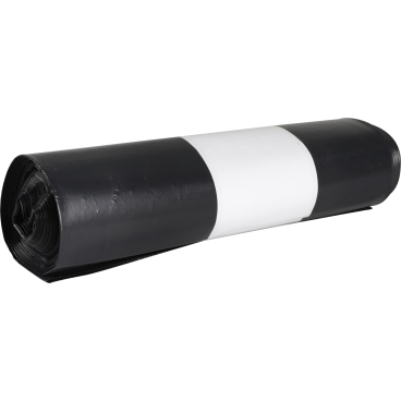 Abena Abfallsäcke Sækko Boy, LDPE Recycled, 60 Liter 1 Rolle = 10 Stück, Farbe: schwarz - Bild-Darstellung des Produktes 1