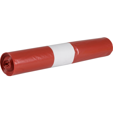 Abena Abfallsäcke Sækko Boy, LDPE Recycled, 120 Liter 1 Rolle = 10 Stück, Farbe: rot - Bild-Darstellung des Produktes 1