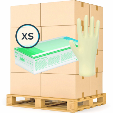 B. Braun Vasco® Sensitive Untersuchungshandschuh 1 Palette = 700 Packungen à 100 Stück, Größe XS - Bild-Darstellung des Produktes 1