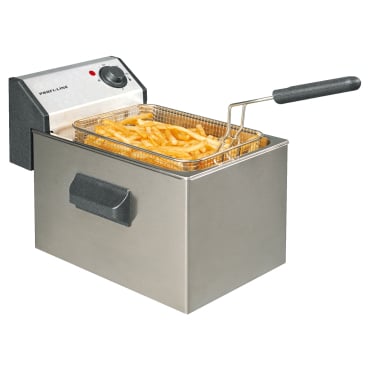 Neumärker Elektro Fritteuse Edelstahl 1 x 5 Liter ohne Fettablauf - Bild-Darstellung des Produktes 1