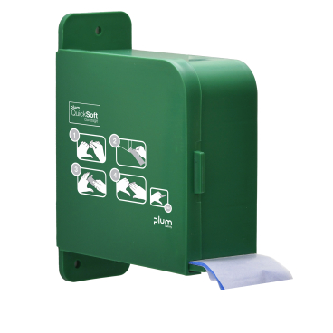 Plum QuickSoft Bandage Wandspender 1 Spender mit Verbandsrolle, Maße: 5 m x 5,5 cm, blau - Bild-Darstellung des Produktes 1