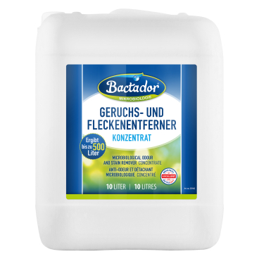 BACTADOR® Geruchs- und Fleckenentferner Konzentrat 10 Liter - Kanister - Bild-Darstellung des Produktes 1